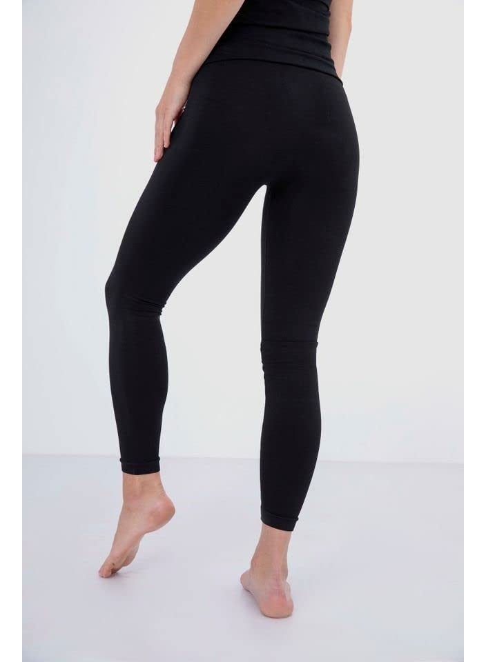 Mega Women's Soft and Comfortable Lycra Leggings (Lingers) - Solid Color, High Waist - Image 5